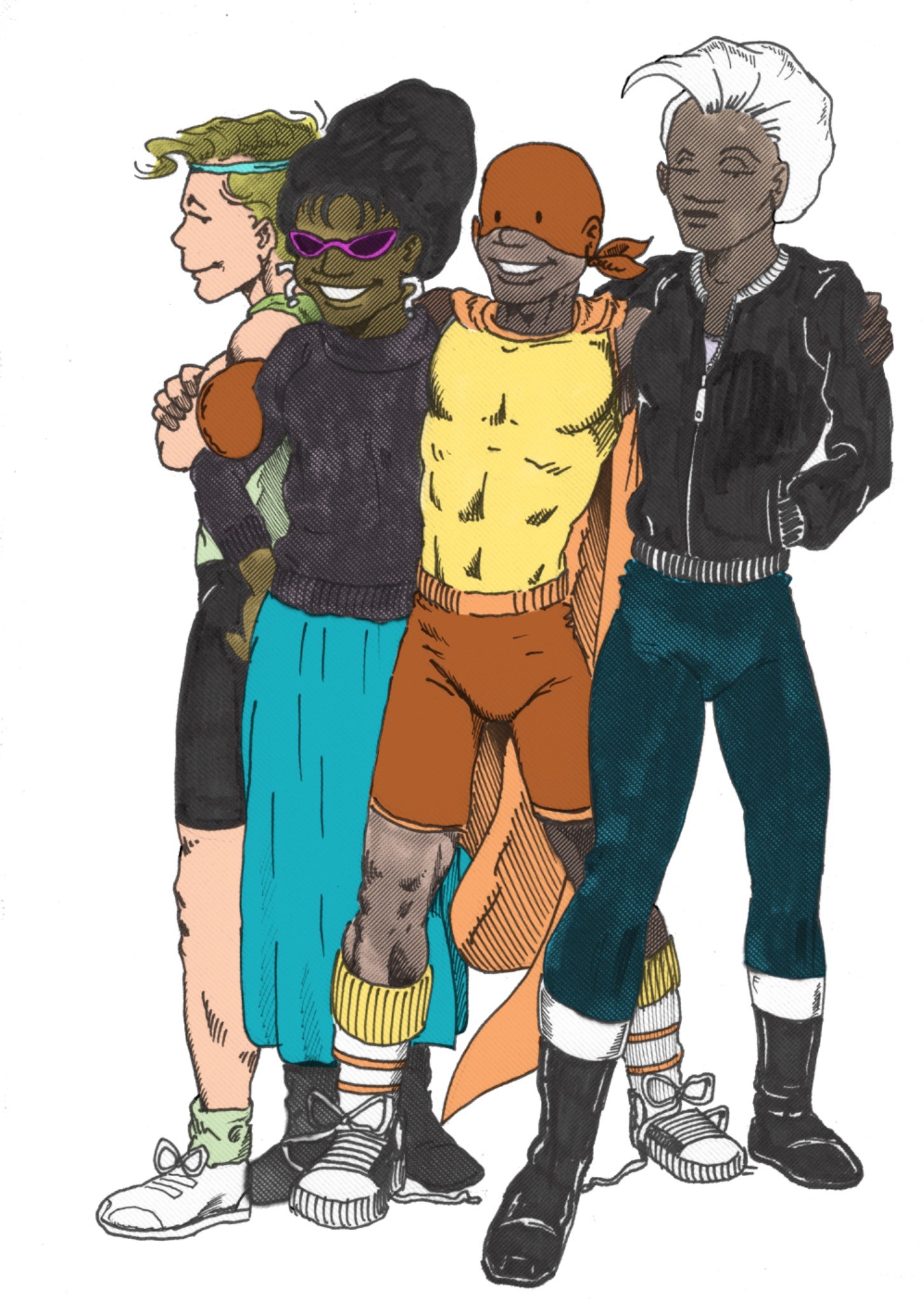 Cathartic Comics characters
